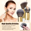 Professional Makeup Brushes Set Premium Quality Goat Hair Synthetic Fiber Powder Foundation Highlight Concealer Eyeshadow Blending By Bueart Design