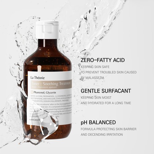 La Theorie Toner :: Soothing Treatment, Korean Toner (Fatty Acid Free, 7.10 Fl Oz)