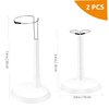 Toddmomy White Doll Stands 2Pcs Doll Display Stand Doll Bracket Doll Support Stand Bear Stand Desktop Doll Holder for Kids Dollhouse Accessories (25cm)