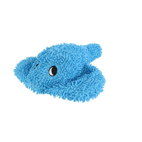 MIGHTY- Microfiber Ball- Medium- Stingray - Made with Squeaker Balls and Minimal Stuffing. Strong & Tough. Interactive Play. Dog Toy Machine Washable & It Floats