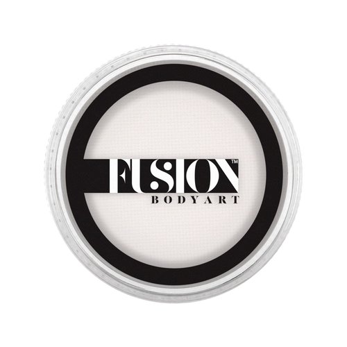 Fusion Body Art Pro Face Paint | Prime Paraffin White (32gm), Professional Quality Water Activated Face and Body Paint Supplies Single Makeup Cake Hypoallergenic, Non-Toxic, Safe, Vegan