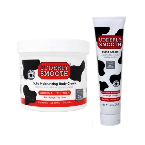 Udderly Smooth Duo Pack (10 oz. Body Cream, 4 oz. Hand Cream)