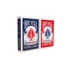 Bicycle Rider Back Playing Cards, Standard Index, Poker Cards, Premium Playing Cards, Red & Blue, 2 Count (Pack of 1)