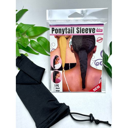 Cotton Creations Ponytail Sleeve Sliding Ponytail Customize with Hair Extensions Custom Ponytail Make Your Own Ponytail