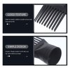 FRCOLOR 2pcs Hair Dryer Comb Universal Blow Dryer Comb Universal Hair Dryer Nozzle Salon Hair Dryer Nozzle Hair Dryer Nozzle Attachment Black Comb Electric Hair Drier Comb Modeling Plastic