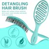 Daily Gard Detangling Brush, Dry and Wet Vented Detangler Hair Brush for Women and Men, Paddle Quick Drying Hairbrush for Wet/Dry/Curly/Thick/Long/Wavy/Damaged Hair, Green