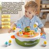 Fugacus Dinosaur Rotating Board Game | Family Game Toys | Music Rotating Board Game | Birthday Gifts for Boys and Girls Aged 6-8 | Toys for 3-6 Years Old | 4-in-1 Board Game | Reaction Training Game