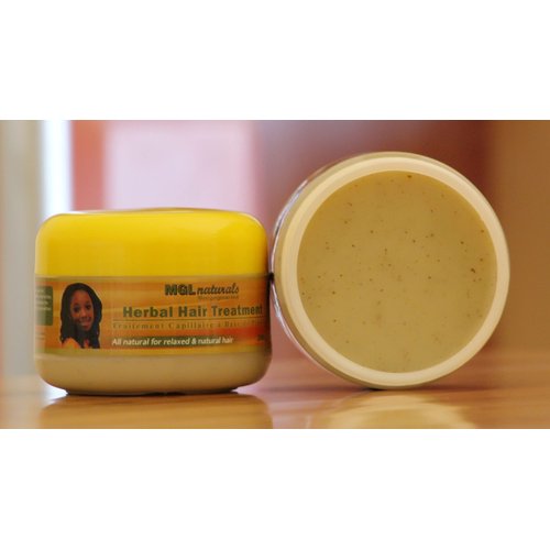 MGL Naturals Hair Treatment Mask - Organic Shea Butter, Castor Oil, Herbal Extract, Virgin Coconut Oil, Mint for Hair Growth, Nourish, Moisturize, Repair Hair, Edges, Scalp and for Dandruff. 10oz
