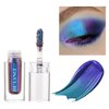 Liquid Glitter Eyeshadow, Chameleon Multichrome Purple Blue Holographic Eye Shadow, Intense Color Shifting Metallic Finish Eye Makeup, Long Lasting No Creasing Sparkle Eyeshadow, #05 GALAXY