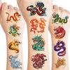 Ancient Dragon Tattoos Chinese Dragon Temporary Tattoos Stickers 85PCS Chinese Fairy Dragon Themed Stickers for Kids Birthday Party Supplies, Decorations, Favors, Prizes Cute Gifts for Boys and Girls