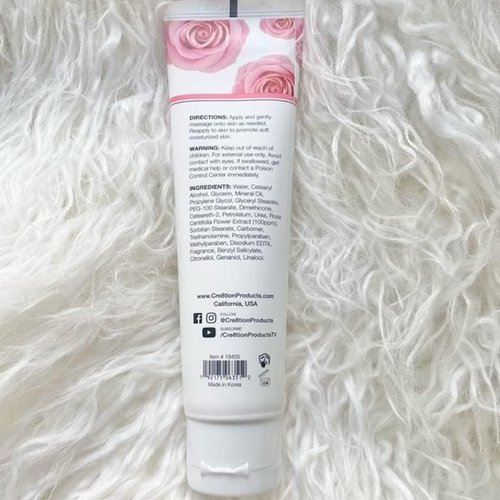 Treasure4Nails Corp Cre8tion Hand & Body Lotion Rose 100 ml/fl. 3.3 oz. - 60 pcs/case (Single)