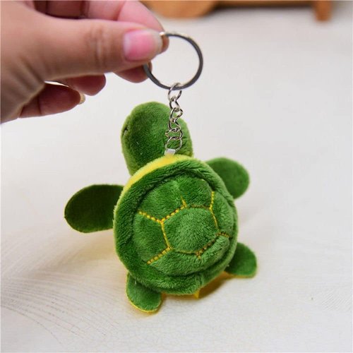 Jowxsx Turtle Stuffed Mini Sea Turtle Animal Plush Turtle Adorable Cute Stuffed Animal Party Decorations for Adults for Birthday Gift Bag Accessories Birthday Beach Ocean Supplies Car Keychain