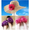 ALIMITOPIA Flower Hair Clip Fabric Artificial Peony Flower Hairpin Barrette Brooch Headdress Bobby Pins Headwear Hair Accessories for wedding Party supplies(Peony Style;4.3 inches;6pcs)