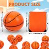 Erinnmy 24 pcs Mini Basketball Stress Balls,2.5 Inch Mini Basketballs for Kids,Mini Foam Sports Balls,Small Basketball Stress Relief Squeeze Balls for Basketball Party Favor Classroom Reward