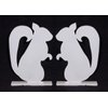 Magnum Target Steel Shooting Targets - 1/4" Mild Steel .22LR/S.B. Pistol and Rifle Squirrel Silhouette Knockovers 2pc