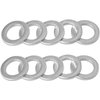 10 Pcs Aluminum Oil Drain Plug Gaskets Crush Washers Seals Compatible with Hon da Accord Civic CRV CR-V Acura Odyssey Pilot Fit Ridgeline Element, fit The Part # 94109-14000, Used for Oil Change