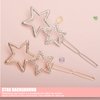 2Pcs Y2K Star Hair Clips, Geometric Rhinestone Star Accessories for Women and Girls, Durable Metal Star Barrettes, Non-Slip Stylish Hairpins, Silver and Gold (Gold Silver)
