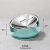 Felli Pet Oblik Anti Whisker Fatigue Cat Food Bowl Stainless Steel Shallow Dish for Cat Dog, Anti Vomiting Angled Slanted Metal Feeder, Elevated Acrylic Base for Storage (0.5Cup, Classic)