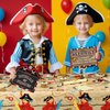 WERNNSAI Pirate Party Tablecloth - 2 Pack 54'' x 108'' Pirate Party Supplies Disposable Island Treasure Map Tablecover Rectangular Nautical Party Decoration for Boys Pirate Theme Dining Table Cover