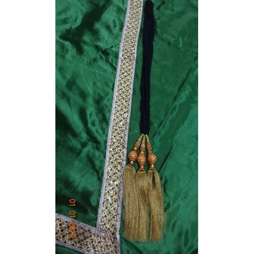 Indian Style Braided Ponytail Extension with Hair Tie Straight Wrap Around Hair Extensions Ponytail Hair Piece for Women (KC-02)