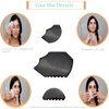 RODEREK Gua Sha Tools, Obsidian Guasha Scraping Massage Tool, Facial Gua Sha Board,Unisex Gua Sha Massage tool,Helps Reduce Muscle Soreness and Relaxation