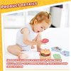 LovesTown Wooden Stacking Toys, Sandwich Stacking Toys Montessori Toys for Kids Educational Preschool Learning Toys for Boys Girls Birthday Gifts