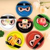 Naozinebi 72PCS Ninja Birthday Plates Ninja Party Supplies Ninja Warrior Tableware Ninja Master Plates Karate Disposable Plate Dessert Paper Plates for Boys Girls Kids Baby Shower Favors 6.7*6.7inch