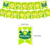 Pickleball Birthday Party Decorations Pickleball Party Supplies Includes Pickball Birthday Banner Backdrop Hanging Swirls Cake Cupcake Toppers Balloons for Pickball Party Favor Decorations