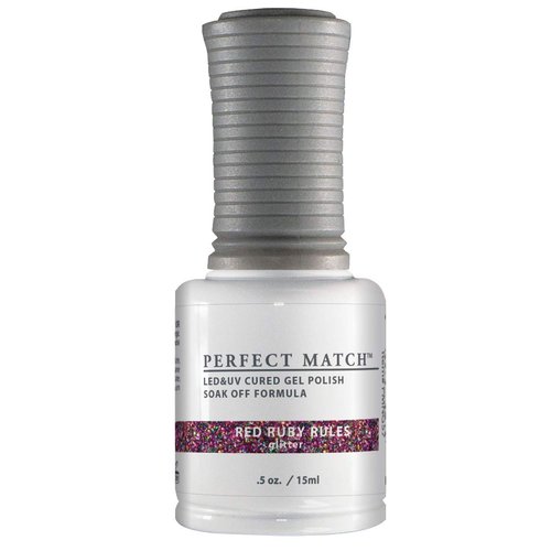LeChat Perfect Match Nail Polish, Red Ruby Rules, 0.500 Ounce,PMS57