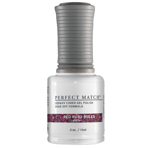 LeChat Perfect Match Nail Polish, Red Ruby Rules, 0.500 Ounce,PMS57