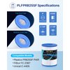 POOLPURE PRB25SF Spa Filter Replaces Unicel C-4405, Filbur FC-2387, PRB25SF-PAIR, R172464, APCC7062, CMP 25392-000-100, 17-2464, 817-5010 Hot Tub Filter 2 Pack