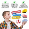 Bedwina 5" Mini Foam Football - (Pack of 3) Small Toy Footballs for Indoor and Outdoor Play, Spiral Foam Sports Birthday Football Party Favors for Kids