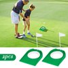 2 Pack Golf Putting Cup with Flag, Practice Golf Hole Training Aids for Kids Adults Indoor Outdoor Home Office Yard Lawn