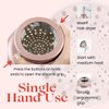 GIHALI Universal Hair Diffuser “Super Sturdy” 1.7 Inch to 2.6 Inch for Natural Curly and Wavy Hair, Hair Dryer Attachment (Lavender)