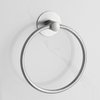 Besteffie Adhesive Towel Ring Wall Mount Hand Towel Ring Self Adhesive Towel Hanger Premium SUS304 Stainless Steel Rustproof Brushed Nickel, Kitchen, Bathroom Hand Towel Holder