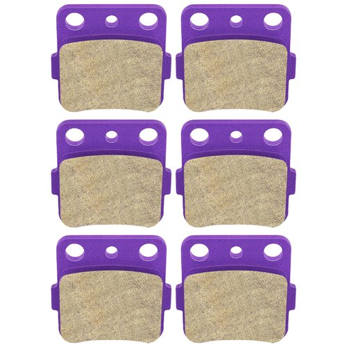 ECCPP Front+Rear Brake Pads Fits for Honda FourTrax 300 Sportrax 400 TRX400X for Yamaha Raptor 350 Raptor 660R FA84