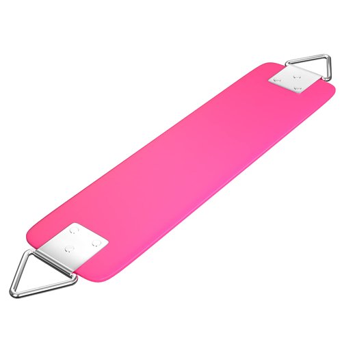 AGPTEK Swing Seat, 30.4 x 6 x 0.27 Inch Yard Swing for Boys and Girls & Adults with Metal Triangle Ring - Pink (113KG /250LB Weight Limit)