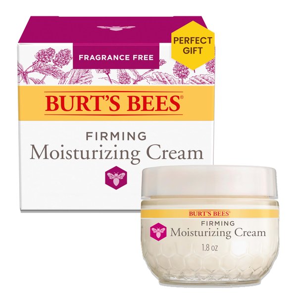 Burt's Bees Skin Care Stocking Stuffers, Face Moisturizer, Firming Face Cream, Anti-Aging Retinol Alternative, Moisturizing Natural Origin Skin Care Christmas Gifts, 1.8 Ounce (Packaging May Vary)