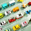 DUNRIOG 18 Pack Assorted Pull Back Cars and Airplanes Toy Set, Mini Die-cast Metal Friction Powered Vehicles Toy for Kids Boys Girls