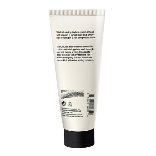 REVIPP Beauty Texture Cream - 7fl oz Fast Drying Curl Defining Cream with Vitamin E for Frizzy, Rebellious Curly Hair