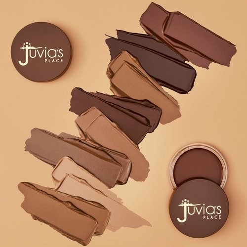 Juvia's Place Bronzed Cream Bronzer Cocoa - Creamy Bronzing Makeup Beauty Glow Sun Kissed Cheek Matte Shimmer Contour Long Lasting Finish Pigmented Bronze Light Buildable Blendable