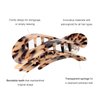 Flat Hair Clips For Women,Flat Claw Clips- Strong Grip Comfortable Flat Round Hair Clip Curved Flat Clips For All Hair