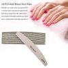 10 PCS Half Moon Nail Files,240/320 Professional Grit Nail File Reusable Double Sided Emery Boards Nail File Manicure Tools for Acrylic,Natural,Gel Nails