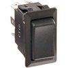 NSI 77060RQ Rocker Switch, On Off-On Circuit Function, DPDT, 20/10 amps at 125/250 VAC, 0.75" Width, 1.348" Height, 0.762" Depth, Black