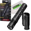 EdisonBright Nitecore P10 V2 1100 Lumen LED Tactical Flashlight with Hard Holster battery carrying case