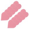 GlamorDove Keratin Hair Extension Tools 20Pcs Heat Shield Guards Heat Protector Shields for I Tip Hair Extensions Lovely Heart Shape Spacer Template