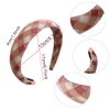 HUANMAYE 5PCS Headband for Women Boho Hair Scarf Sponge Hairbands Fabric Elastic Hair Bands No Slip Wide Headbands Accessories for Adult Women (SpongeA)