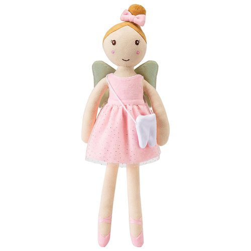 free-space Tooth Fairy Soft Plush Ballet Doll with Little Tooth Bag Christmas Holiday Birthday Gifts for Kids