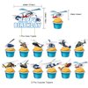 Helicopter Birthday Party Supplies Helicopter Party Decorations Airplane Themed Party Supplies Includes Balloons Birthday Banner, Spirals, Cake Cupcake Toppers for Helicopter Aviator Aviation Party