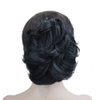 Wiginway Short Black Curly Clip In Claw Ponytail Hair Extension Synthetic Hairpiece with a jaw/claw clip